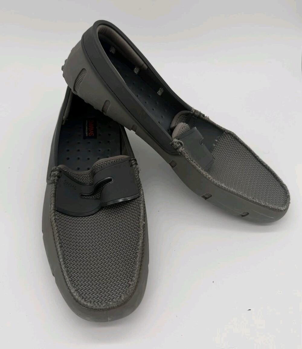 Swims Penny Loafers Shoes Mens Size 10.5 Gray Waterproof